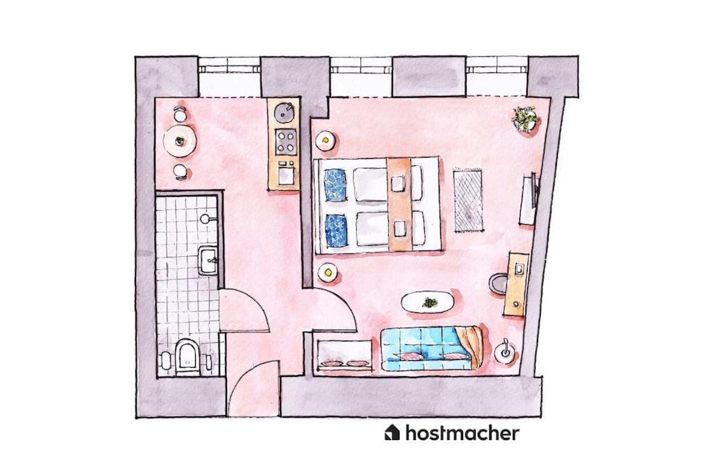 Lite 1Br Near Metro & Center By Hm Apartment Виена Екстериор снимка